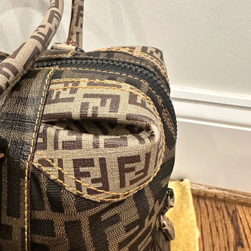 Fendi Black and Brown Satchel - Picture 6 of 16